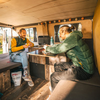 van life setup Volkswagen Crafter 2 Utility van van life setup Volkswagen Crafter 2 Utility van
