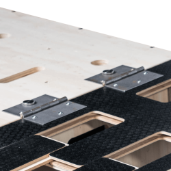 knurled screw camping box bed