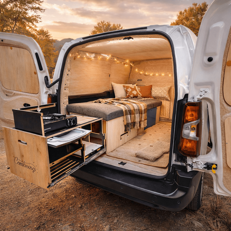 Removable Van Module System Smart Modular & Removable Compact Van Conversion Kit | Combeing